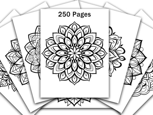 Discover 250 Mandala Coloring Pages for a Calming Experience