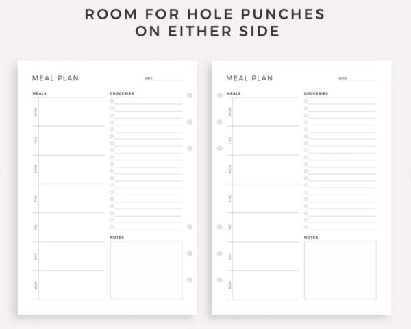 Effortless Meal Planning with Our Printable Weekly Meal Planner