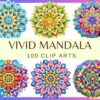 Transform Your Designs with Vivid Mandala Clip Art Bundle